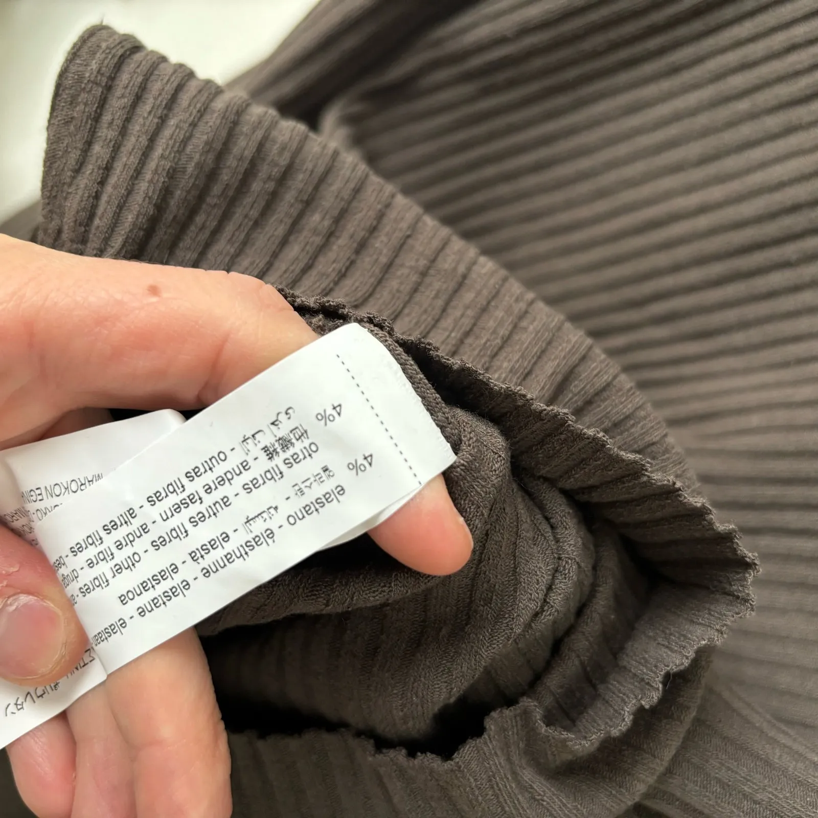 Zara Ribbed Knit Skirt Set - Image 5