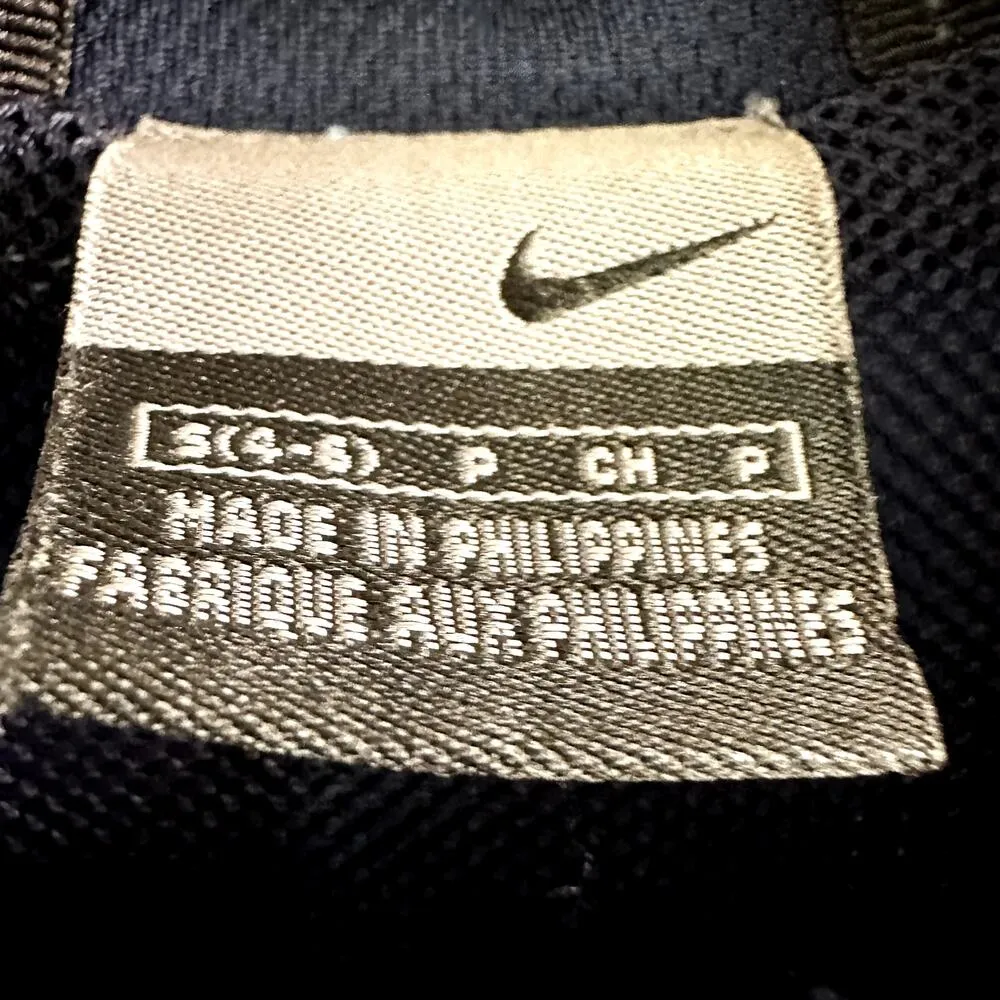 Vintage Nike Track Jacket Full Zip Windbreaker Y2K 90s Gray Tag Mesh Blue Small - Image 3