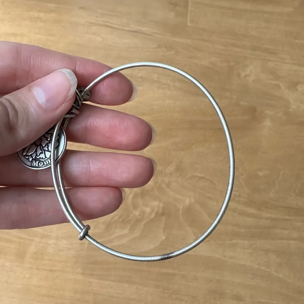 ALEX AND ANI Mom Bangle, Rafaelian Silver, One Size, Because I Love You Mom - Image 8