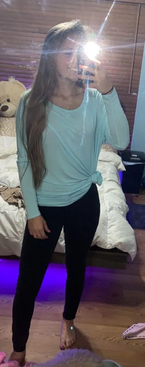 Super Oversized Dressy Top Blue - Image 2