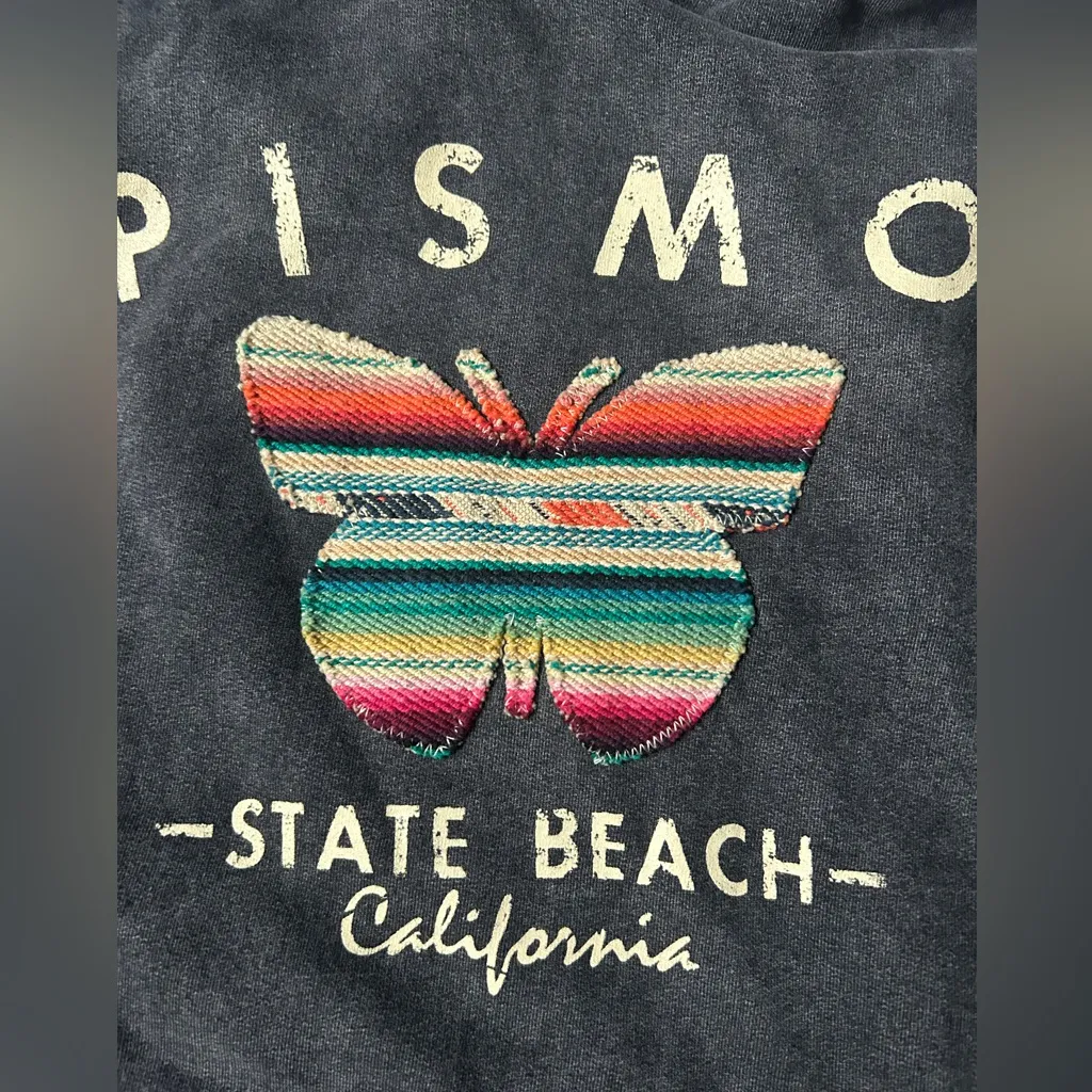 Womens Hoodie Sweater Gray Size M - Image 4