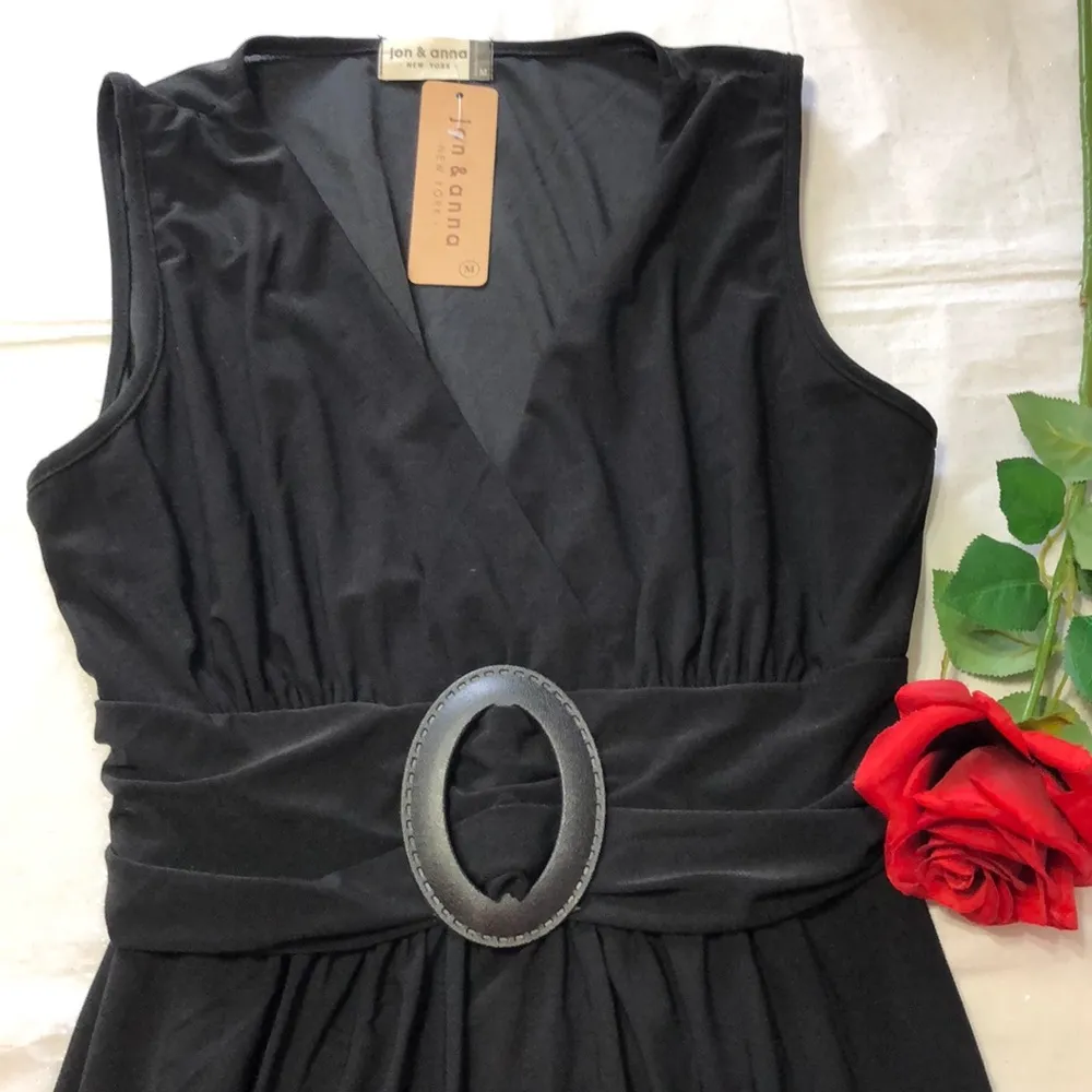 Jon & Anna New York Black Belt Design Dress M NWT - Image 4
