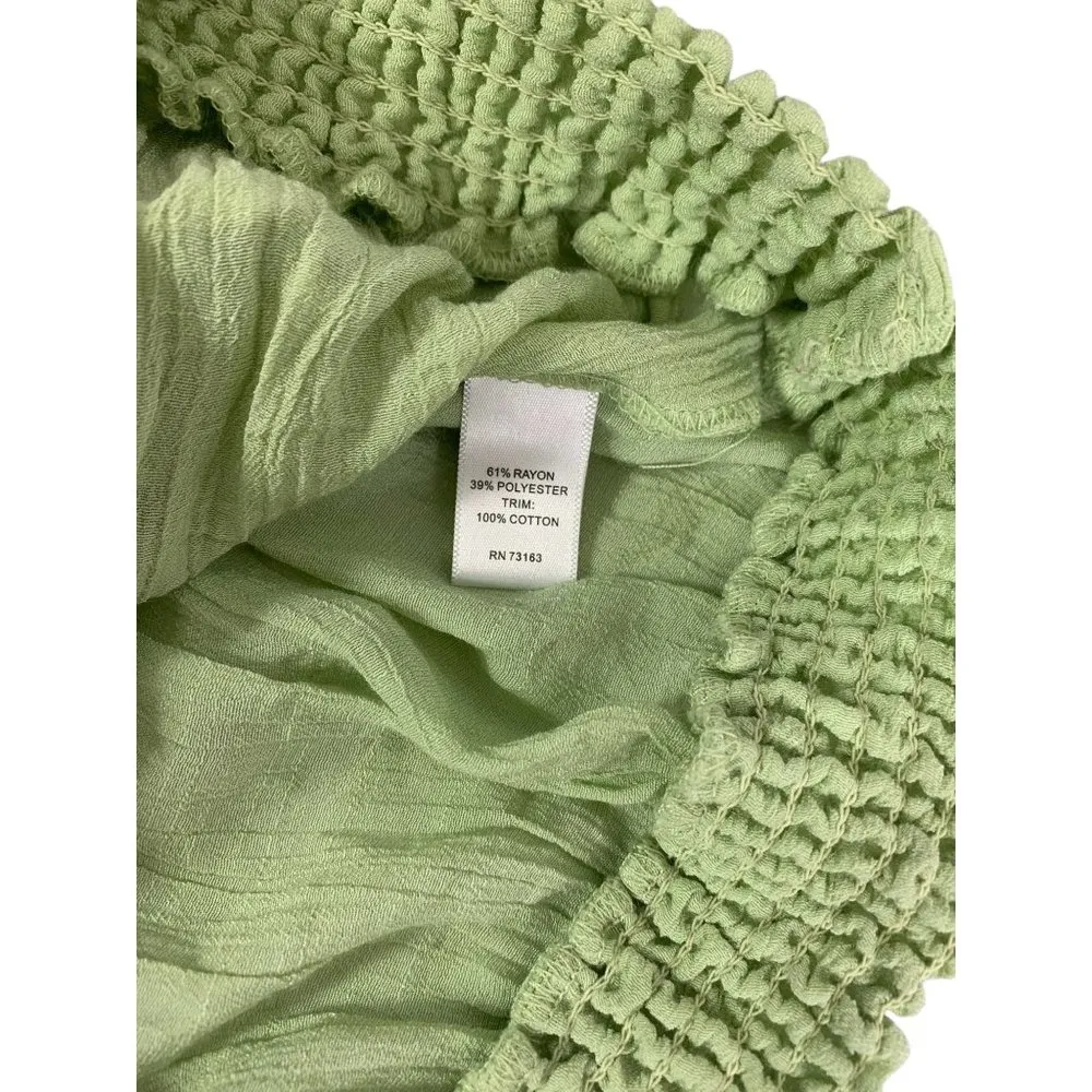 Cable & Gauge Women's Mint Green Blouse - Image 4