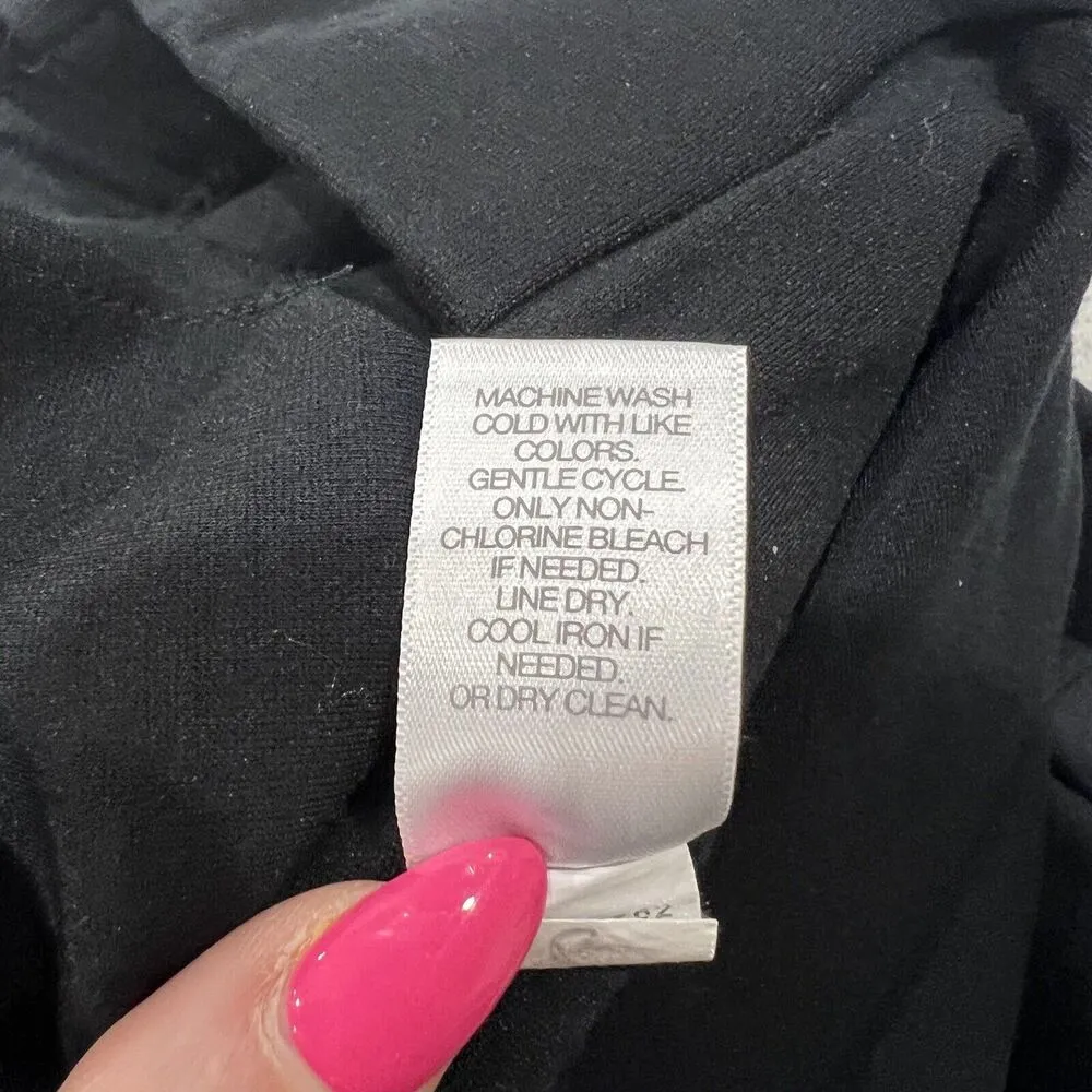 J. Jill Size MP M Petite Pants Ponte Slim Leg Black Knit Pull On Women’s Stretch - Image 8