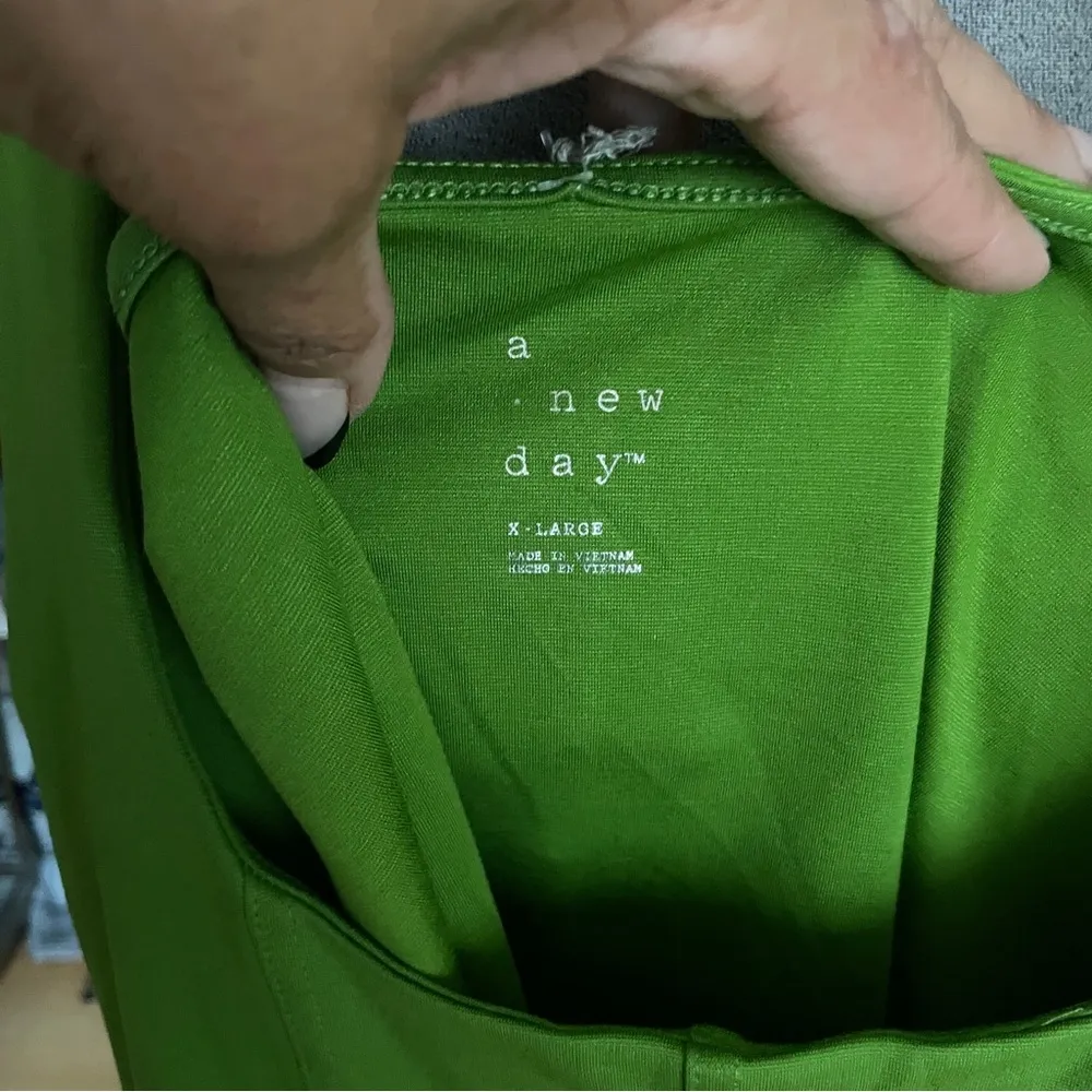 A New Day  Green Bodysuit Size XL NWT - Image 2
