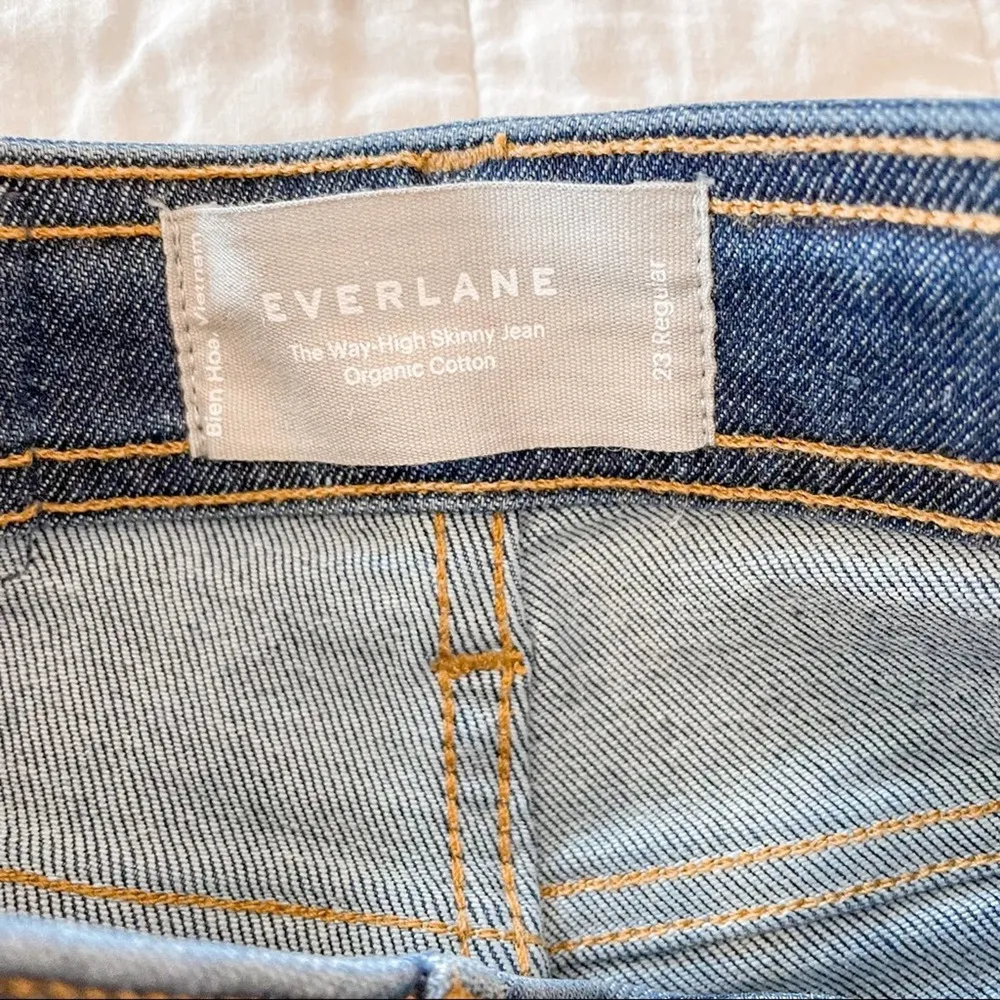 Everlane The Way-High Skinny Jean Vintage Blue Ultra High Rise 23 - Image 5