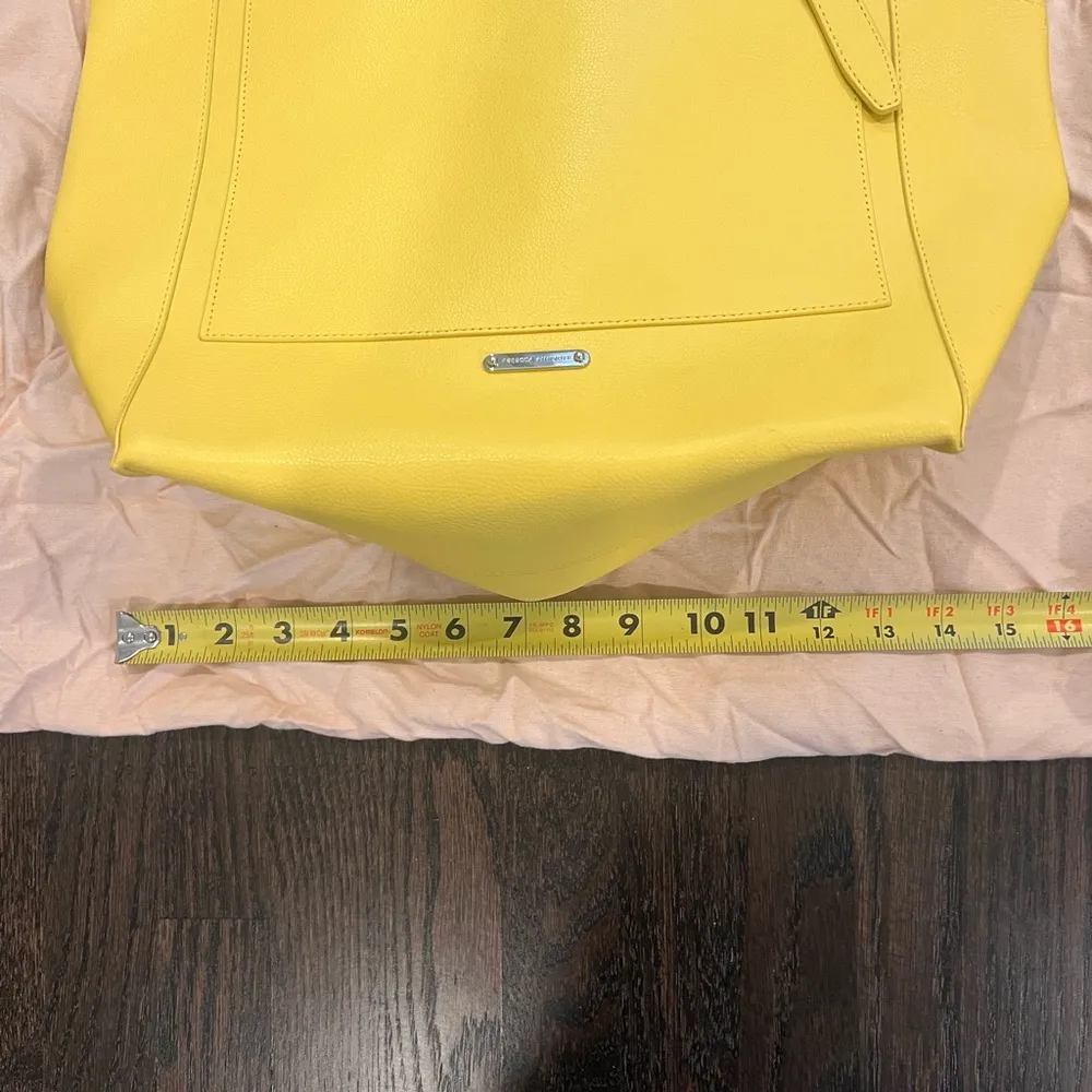 Rebecca Minkoff Yellow Structured Tote - Image 7