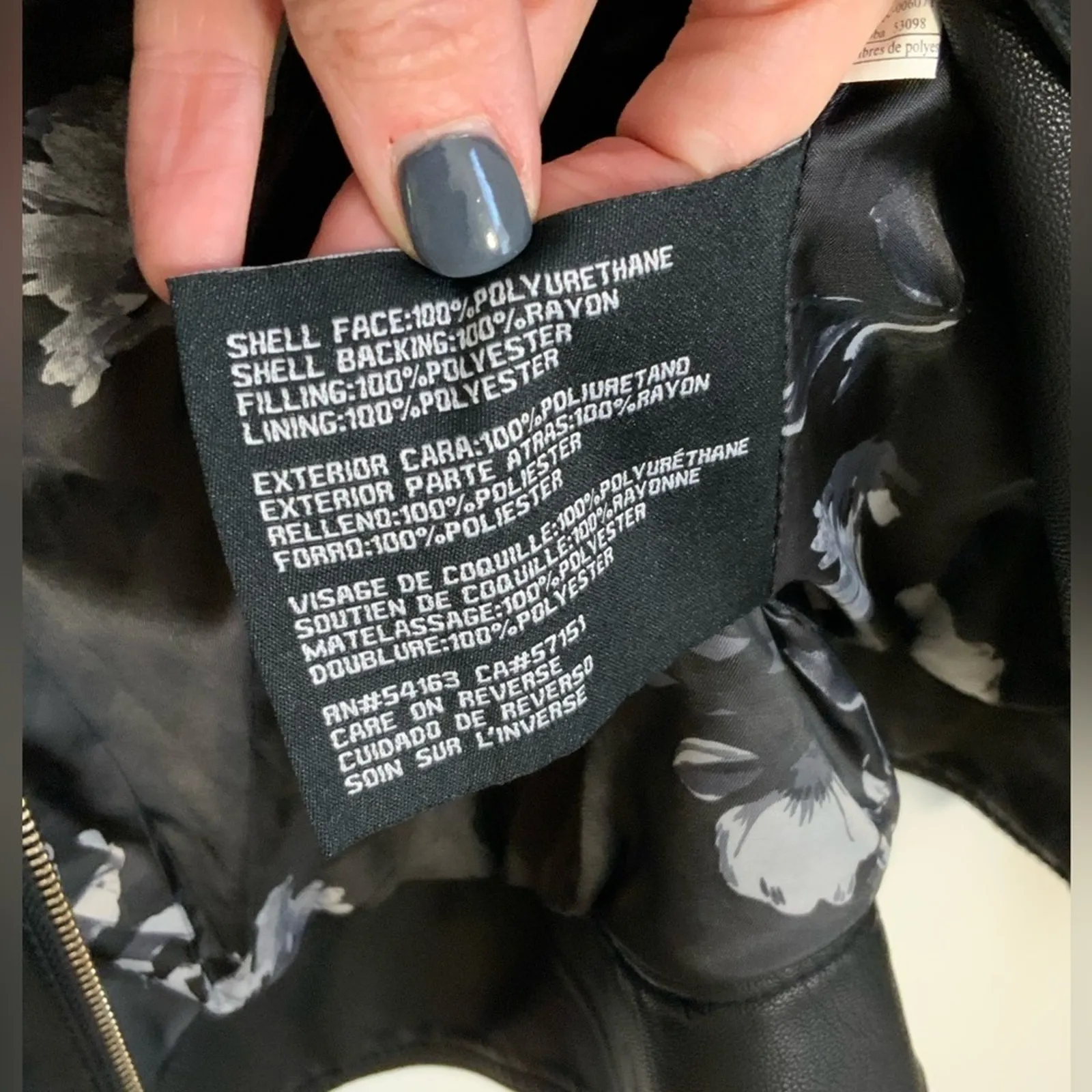 GUESS Moto Jacket In‎ Black - Image 6