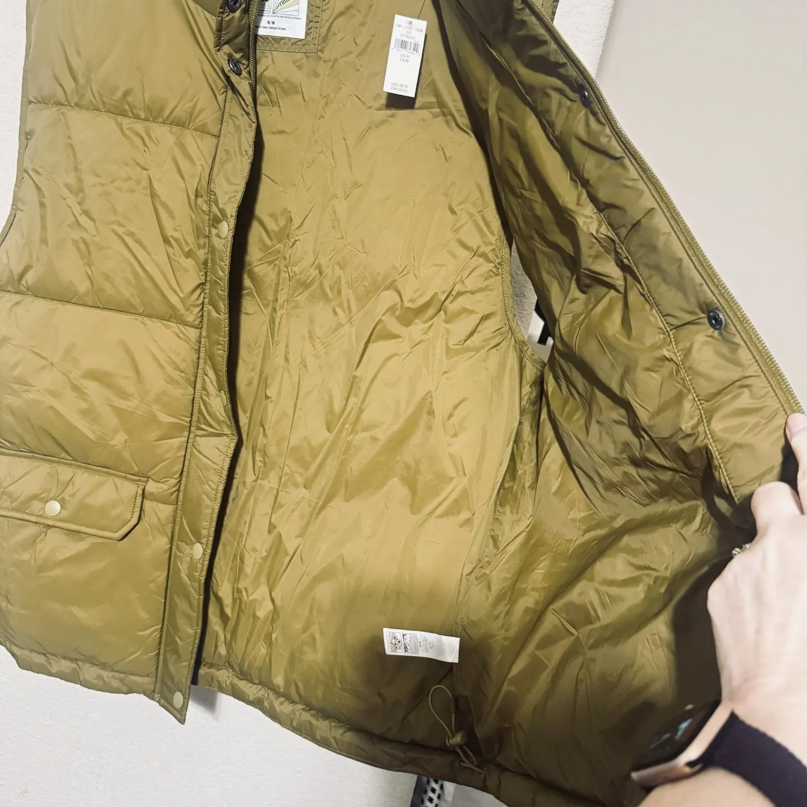 Offline by Aerie Puffer Vest Bronze Ochre Women's Size M Gorpcore outdoors - Image 7