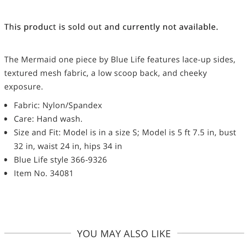 Blue Life Mermaid One Piece - Image 2