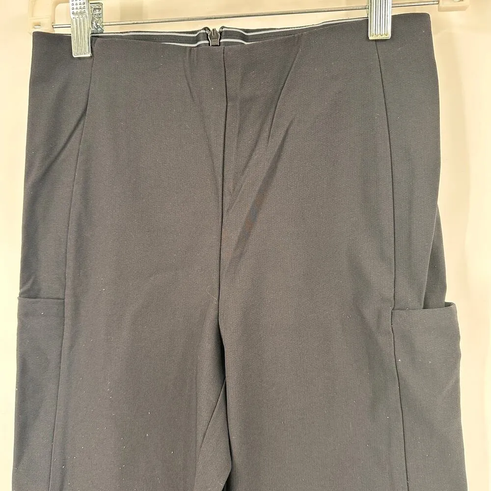 Athleta Black Nylon Wander Slim Ponte Pants Size 2 - Image 8