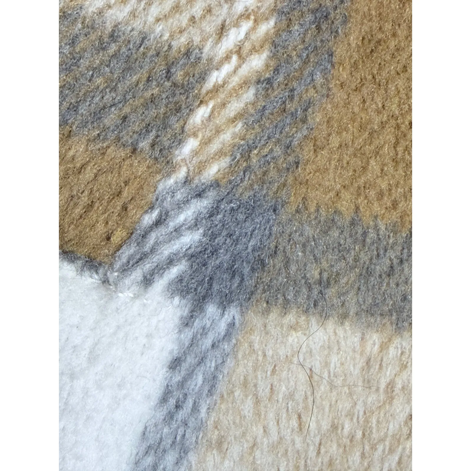 Women's Tan Flannel Plaid Shacket Jacket size Medium - Image 7