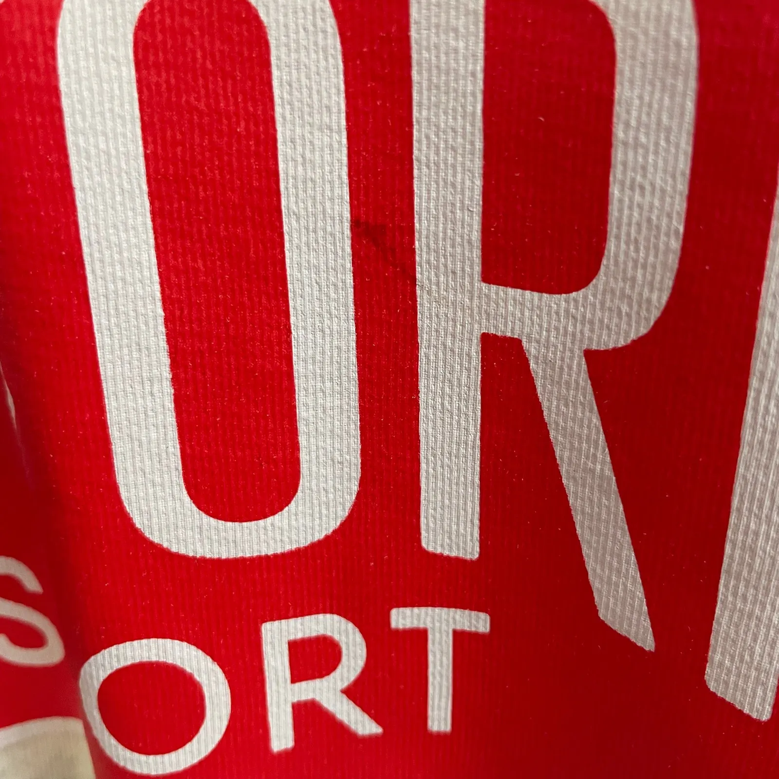 Victoria Sport Print Crop Sweatshirt Womens XS - Image 4