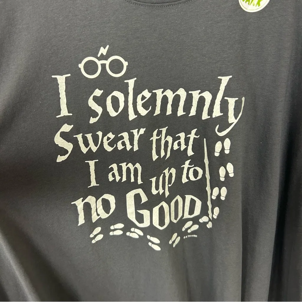 NWT Torrid X Harry Potter Glow in the Dark Graphic Cotton Crew Tee Size 6X - Image 7