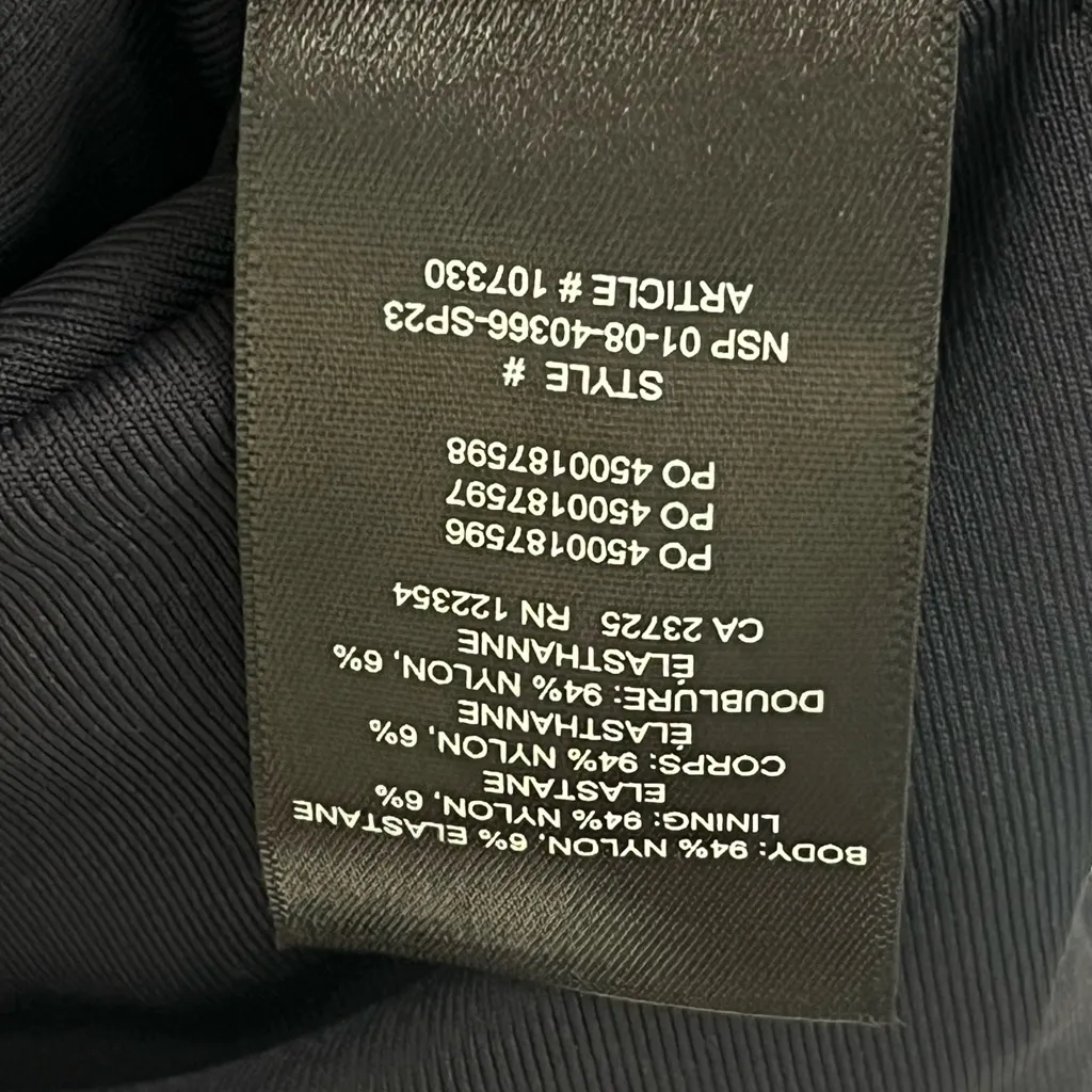 Aritizia Babaton Contour Squareneck Romper black medium - Image 8