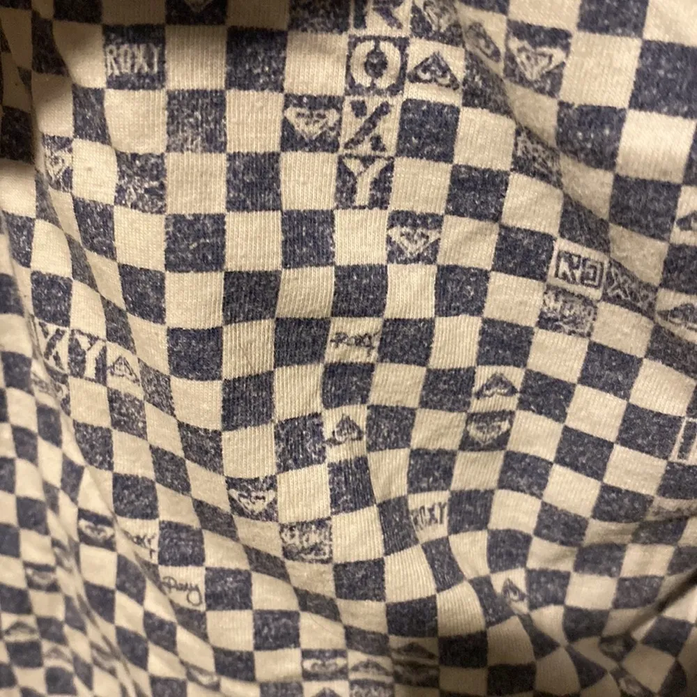 Roxy Women's REVERSIBLE Jacket Denim Blue Pockets Checkered Skater Vinta… - Image 8