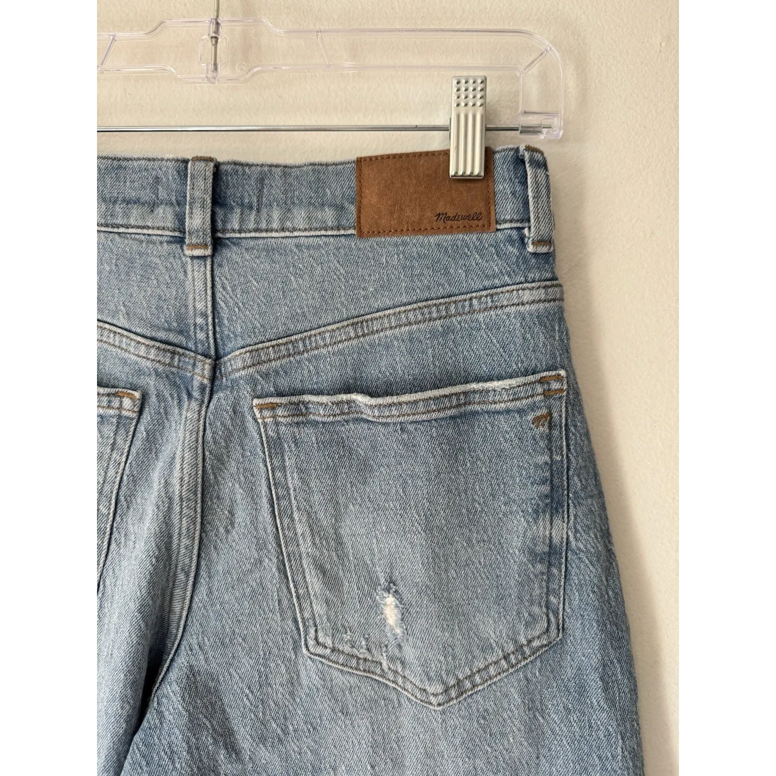 Madewell The Perfect Vintage Wide Leg Crop Jeans Size 26 Petite Hallstead Wash - Image 7