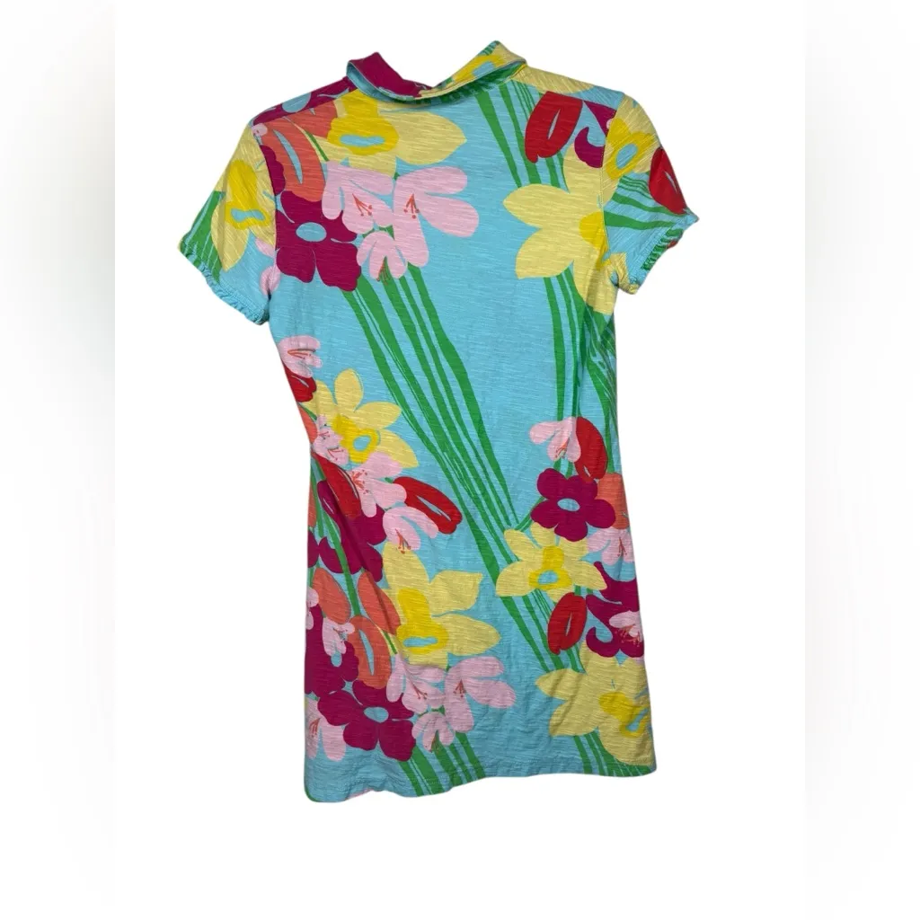 Lilly Pulitzer Carolyn Floral T Shirt Dress Size Medium - Image 2