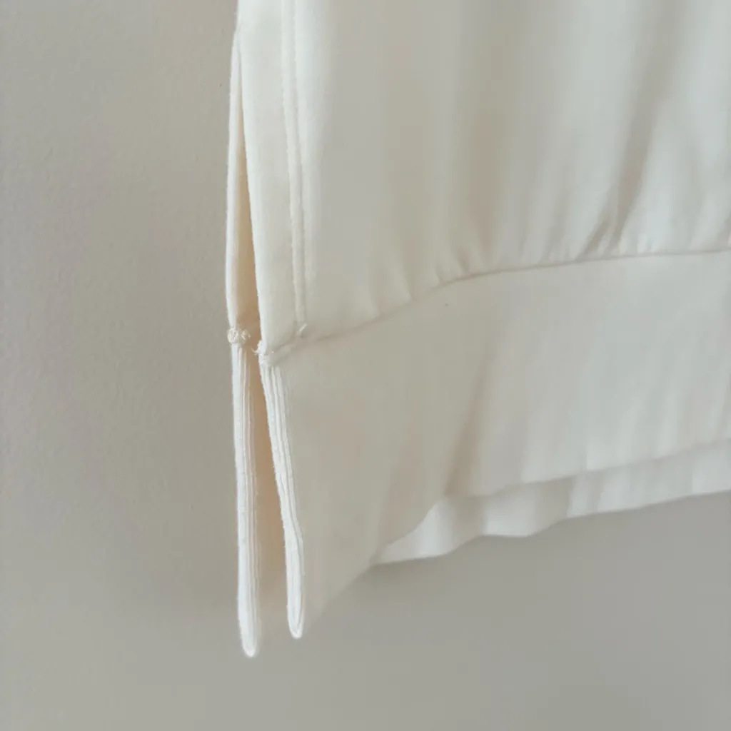 Athleta Retroterry V Neck Sleeveless Relaxed Tunic Sweatshirt Top Ivory Size M - Image 7