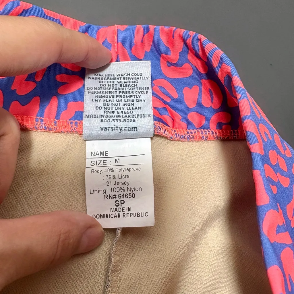 VARSITY SPIRIT Blue and Pink Athletic Shorts - Image 4