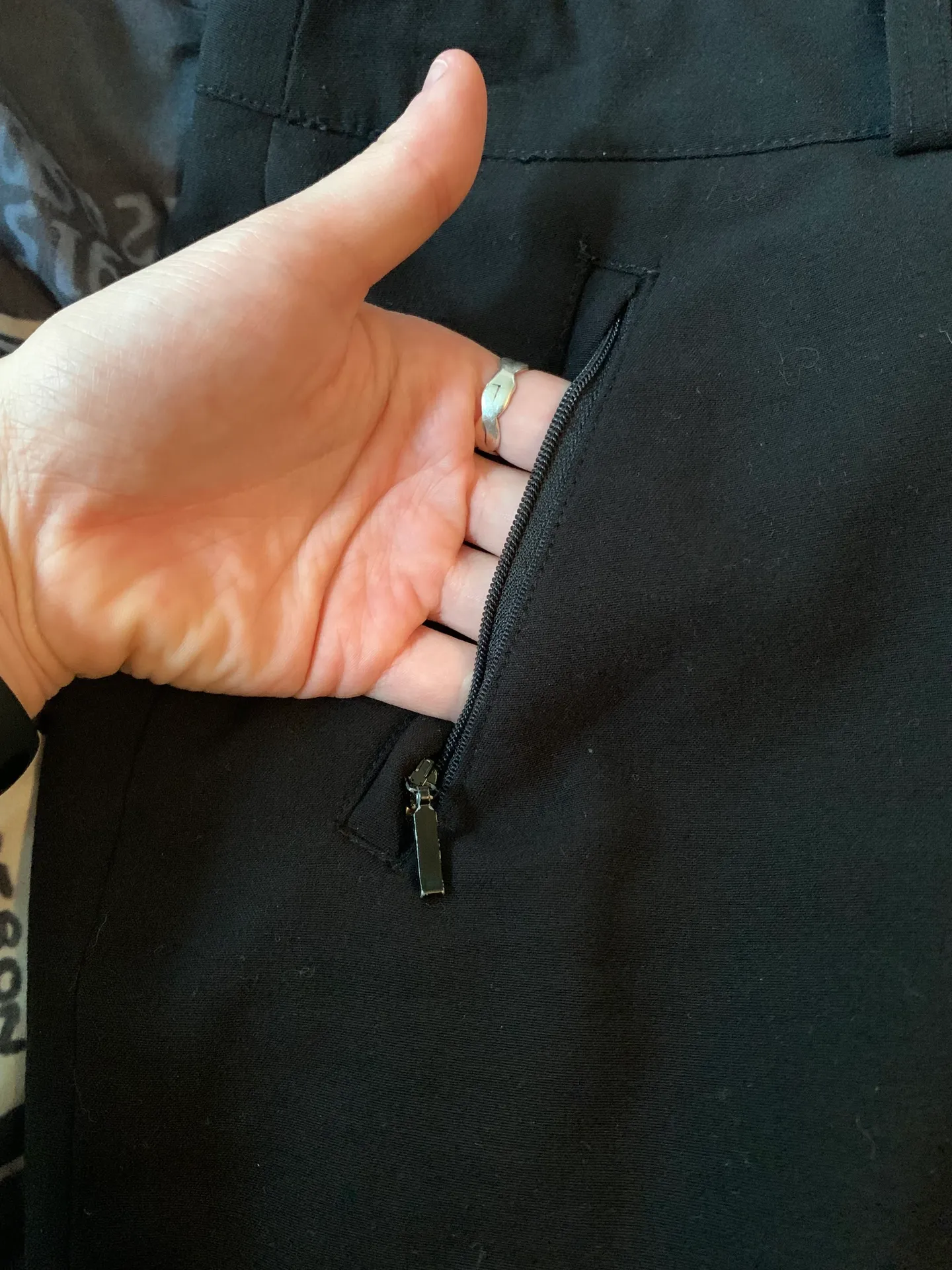 Vintage Black Pants - Image 2