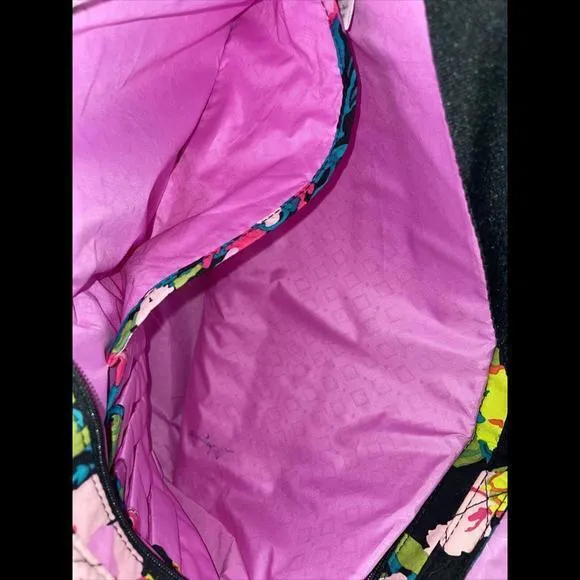 Vera Bradley Messenger bag, laptop bag Floral adjustable‎ strap 15x10.5x4” - Image 5