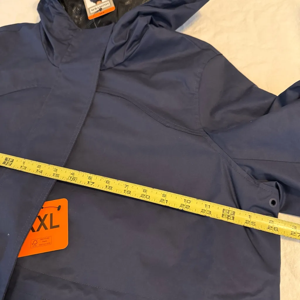 Hunter  Blue rain Jacket NWT - Image 8