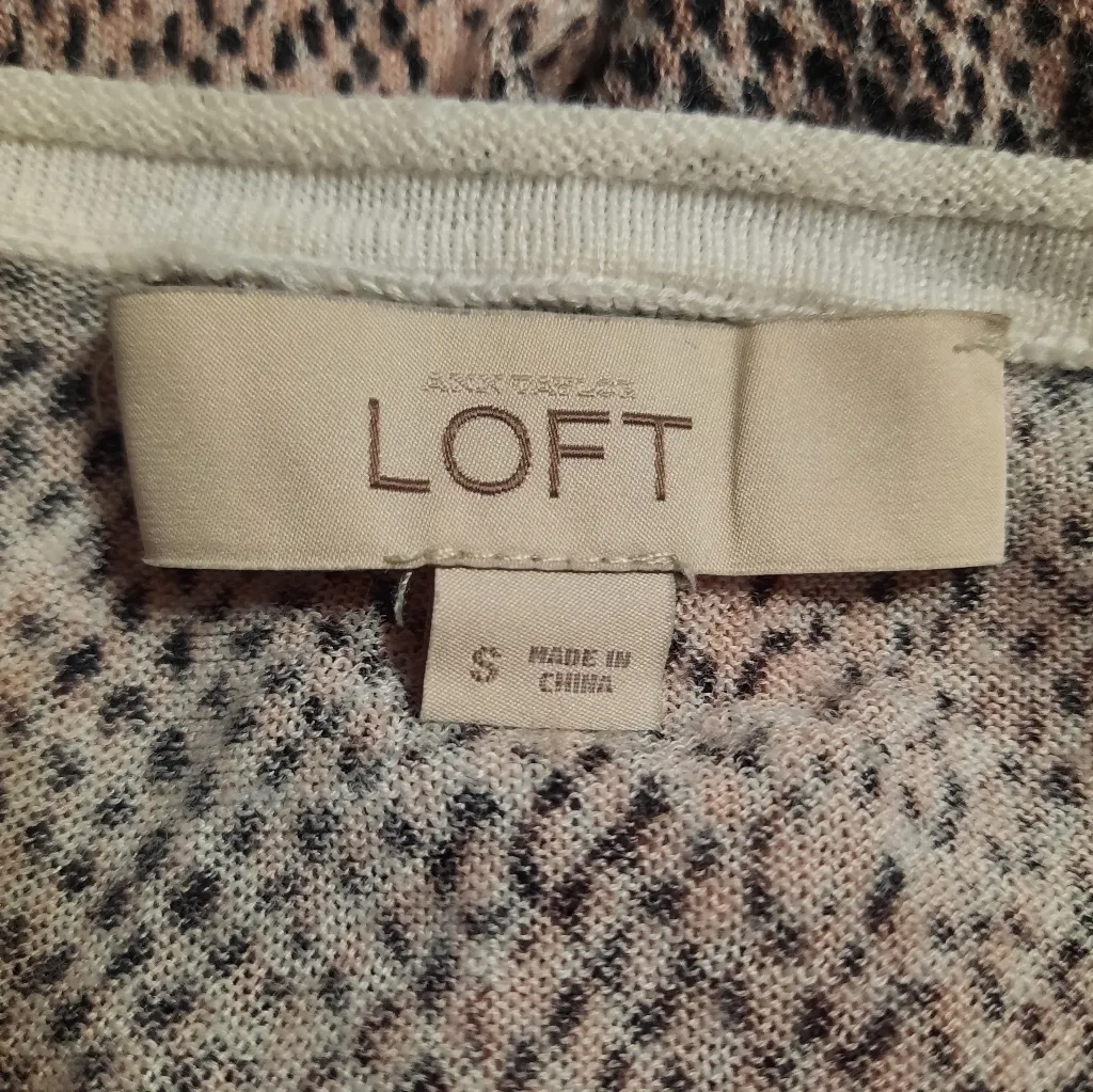 Ann Taylor Snake Print Cardigan Size Small - Image 4