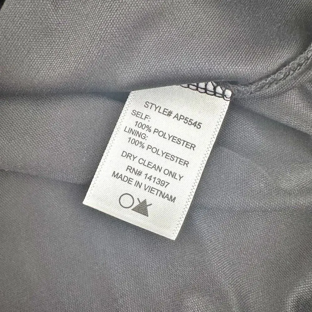 ASTR THE LABEL | Black Blue Nude Floral Print Romper Long Sleeve | Size Small - Image 8