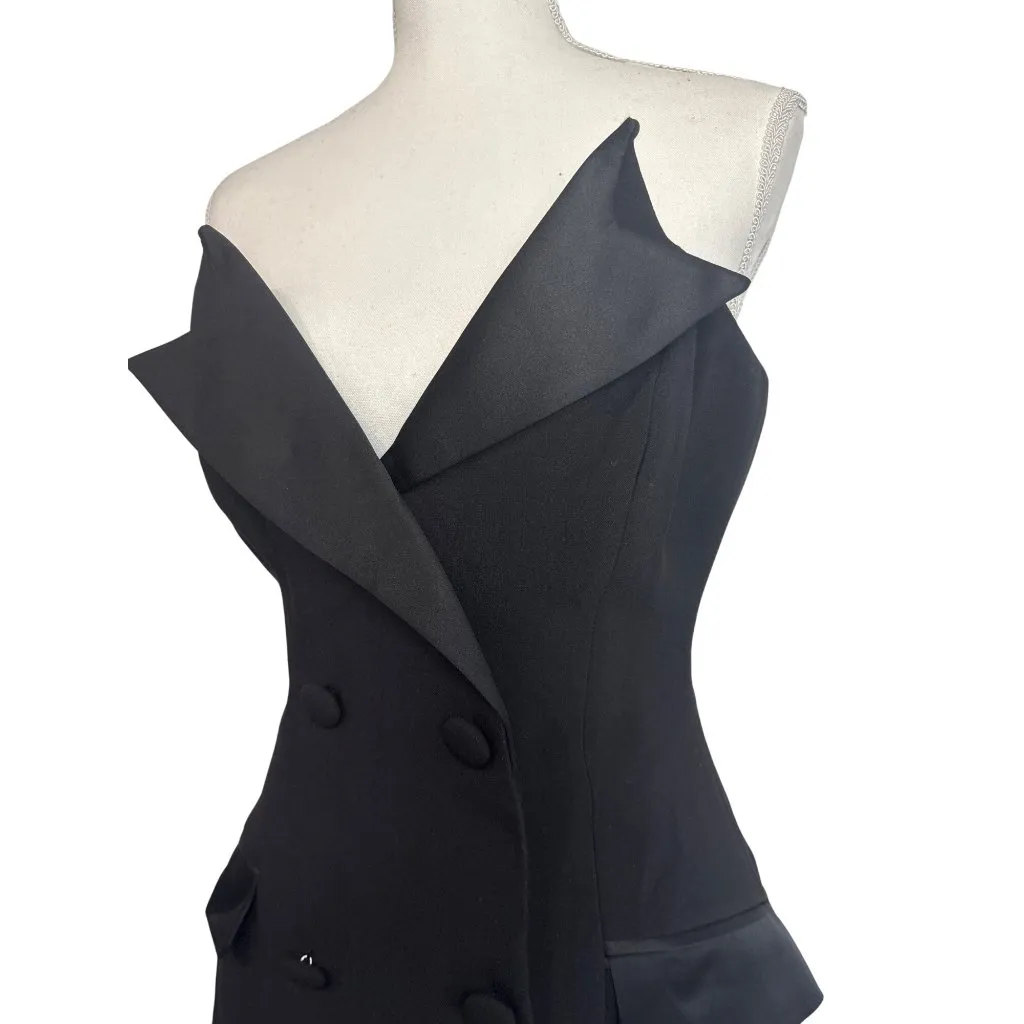 Bardot Arvess Strapless Mini Dress in Black 4 New Womens Cocktail Party - Image 5