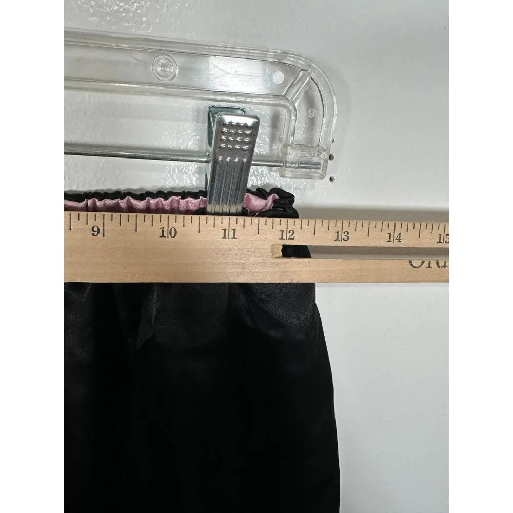 Oscar De La Renta Small Pajama Set Womens Black Cami w/ Pants Polyester Spandex - Image 16