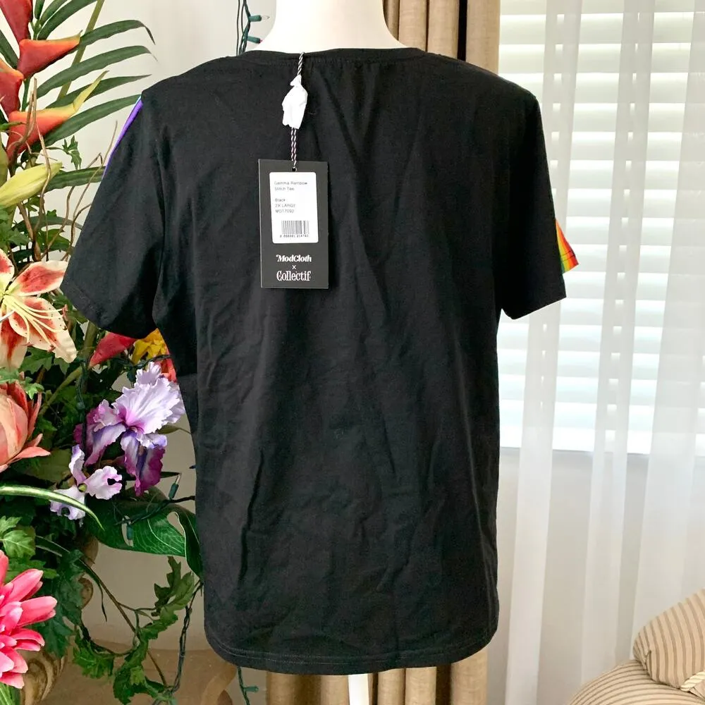 Modcloth  x Collectif Retro Rainbow Catcher Tee S - Image 9