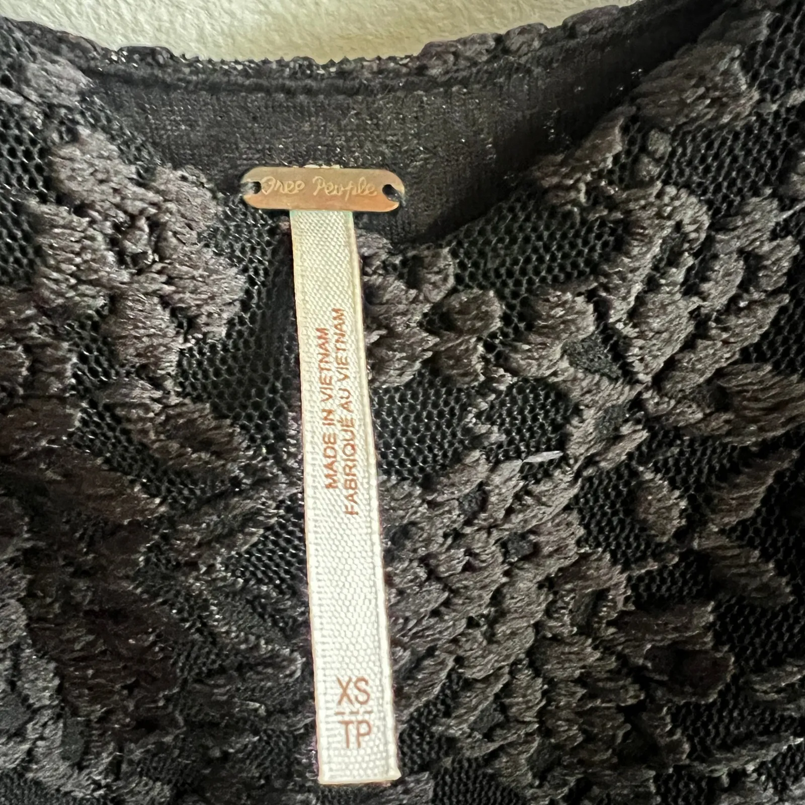 Free People Glittery Dress Lace Party Night Out Birthday Glam XS - Image 6