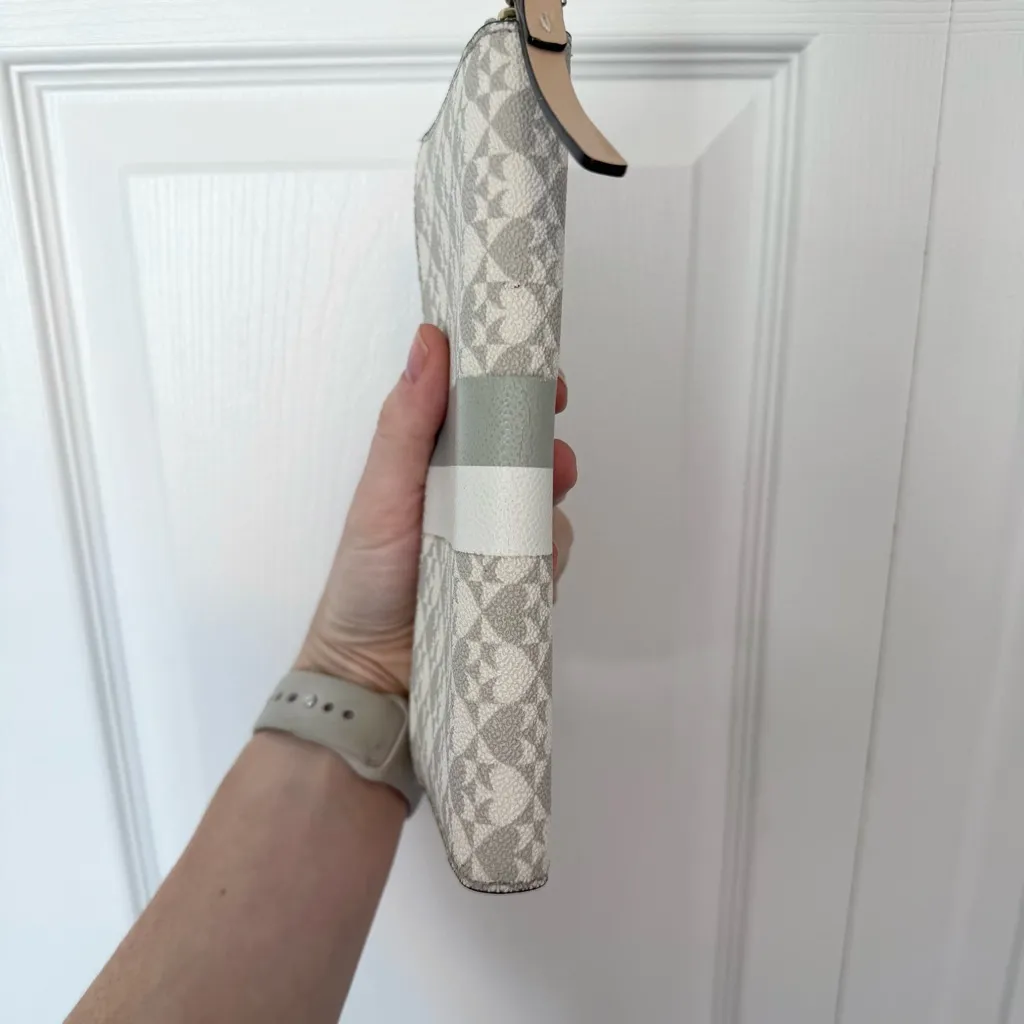 Kate Spade Retired Penn Place Grey Neda Zip Around Continental Wallet - Image 4