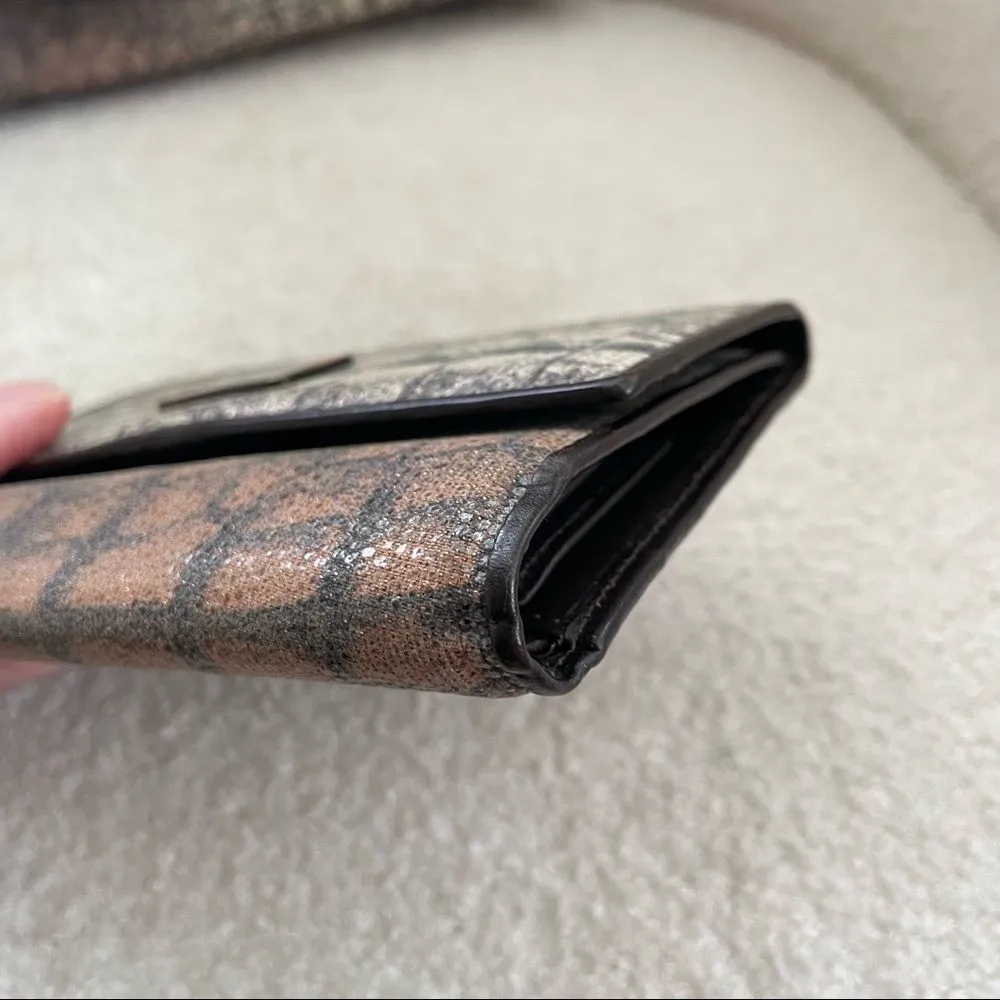 Roberto Cavalli Freedom Animal Print Tri-Fold Wallet - Image 15