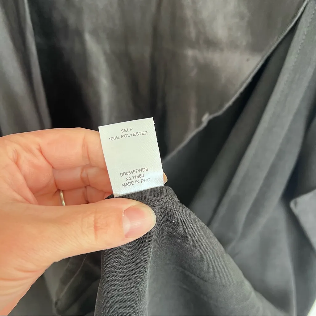 MESHKI sulianna strapless black satin dress womens‎ size XS - Image 7