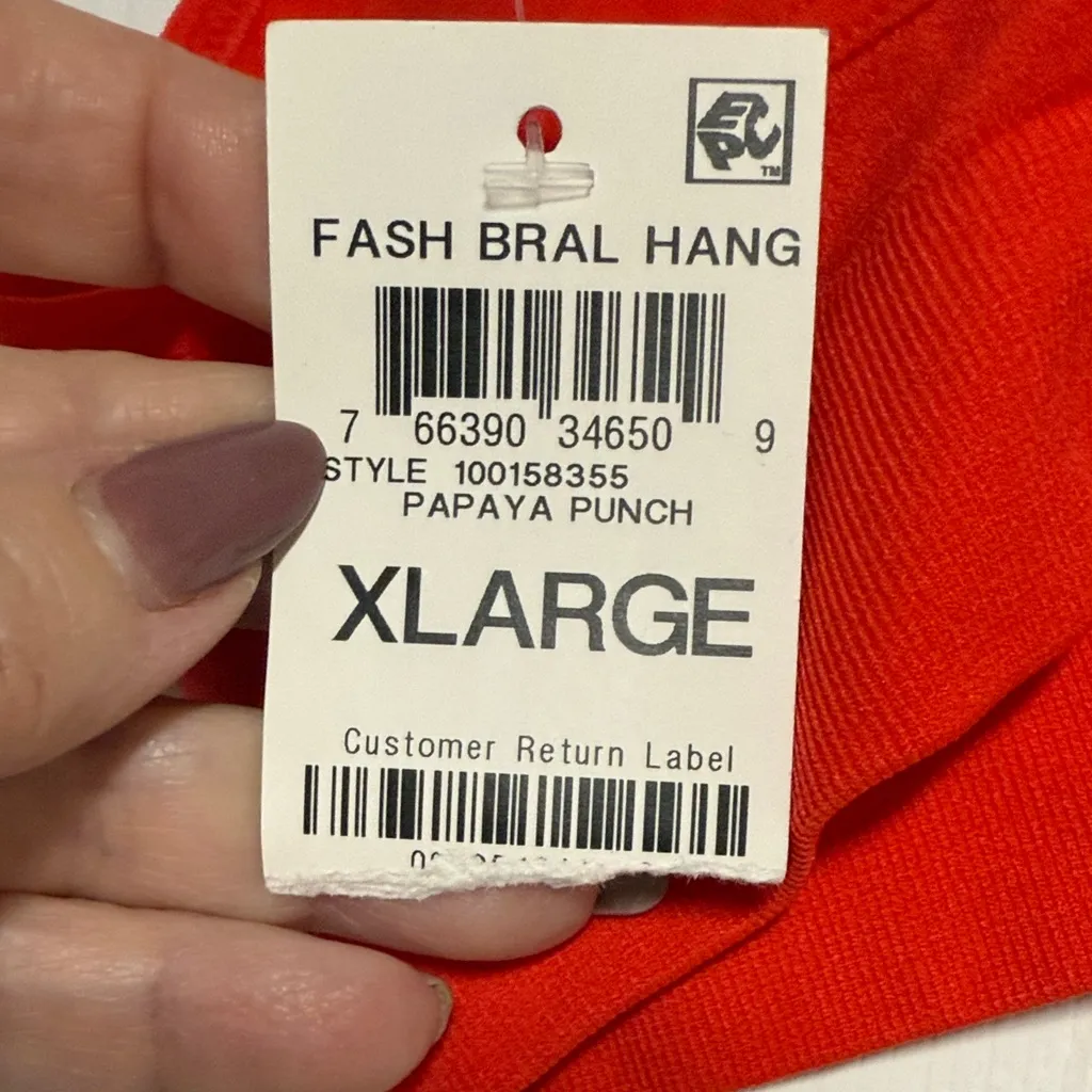 Jenni Vibrant Red Bralette Size XL - Image 6