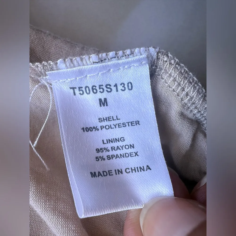 Crochet Shorts Tart Beige Size M  Lightweight Pull One - Image 7