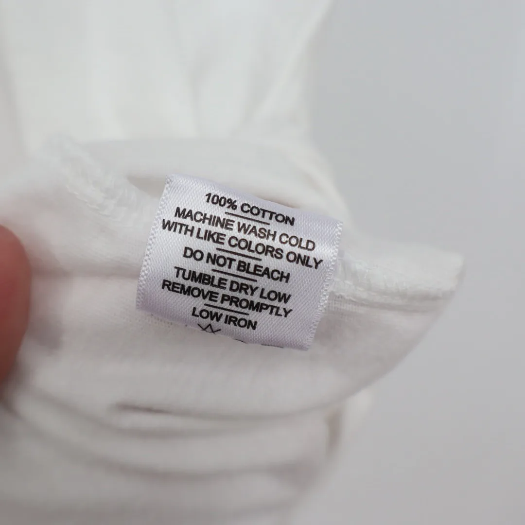 AMERICAN GIANT Womens White Cotton T Shirt Made in USA Size L Size L - Image 4