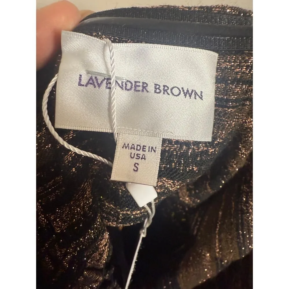 NWT Lavender Brown Strapless Belted Romper – Bronze, Women’s Size S - Image 5