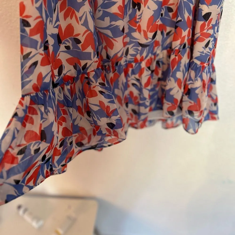 Ralph Lauren Women's White Floral Georgette Sun Dress - Image 4