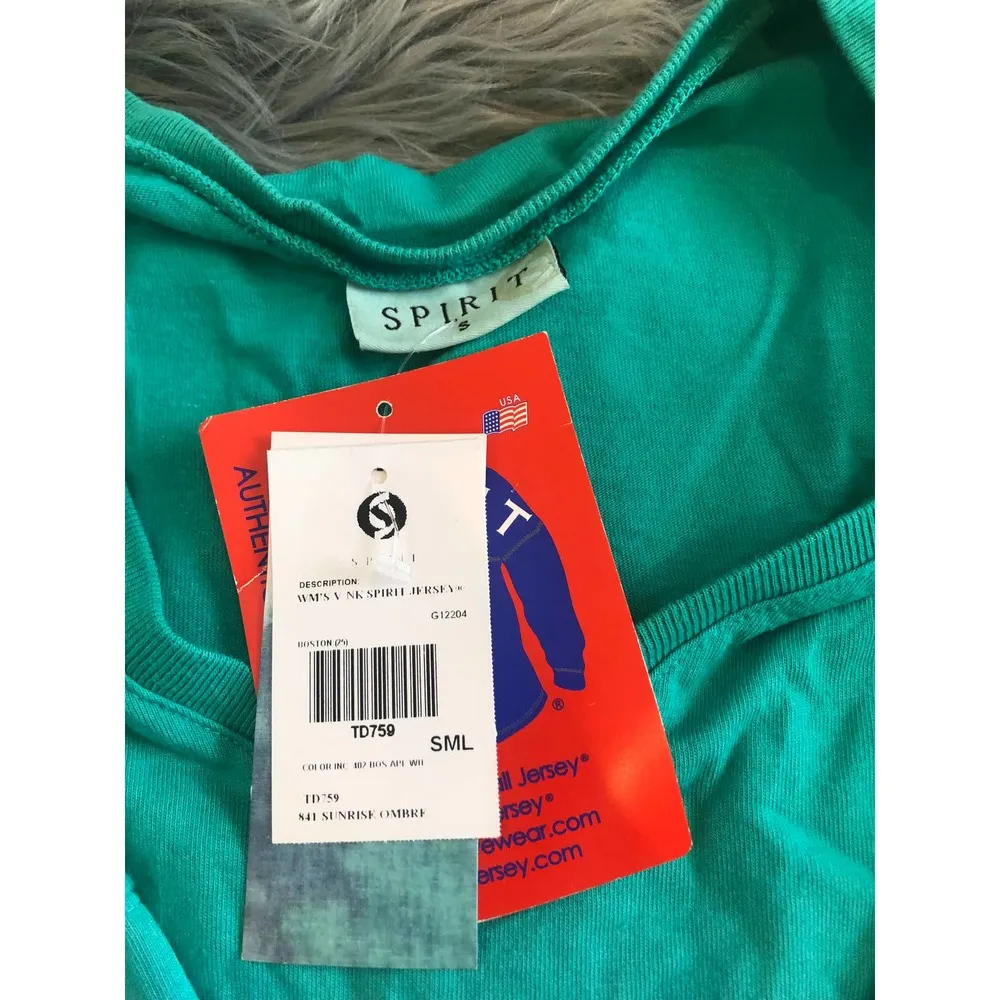 nwt boston ombre spirit jersey long sleeve shirt size small - Image 3