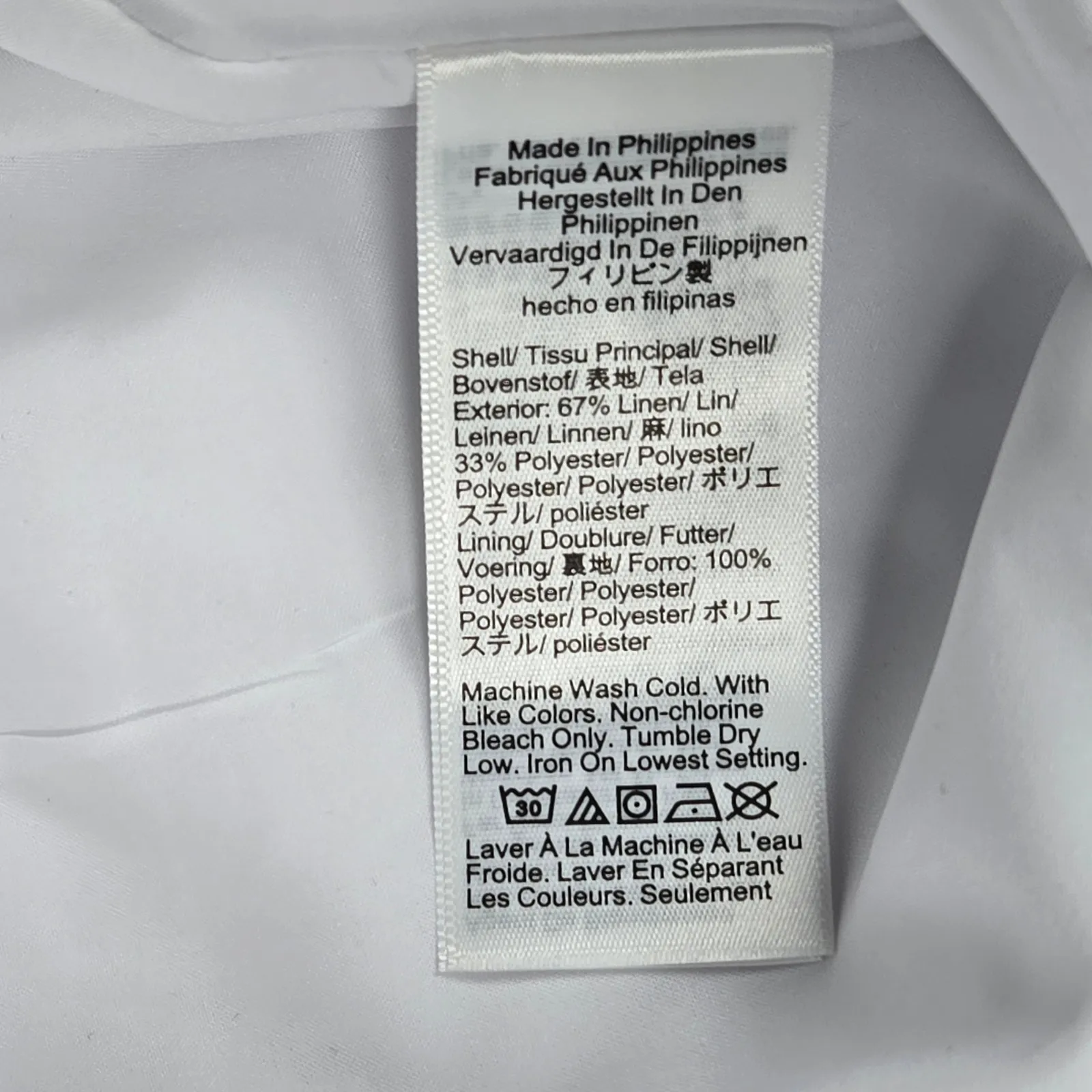 J Crew Petite Kaya pant in stretch linen blend White CI426 P0 NWT Trouser Career - Image 5