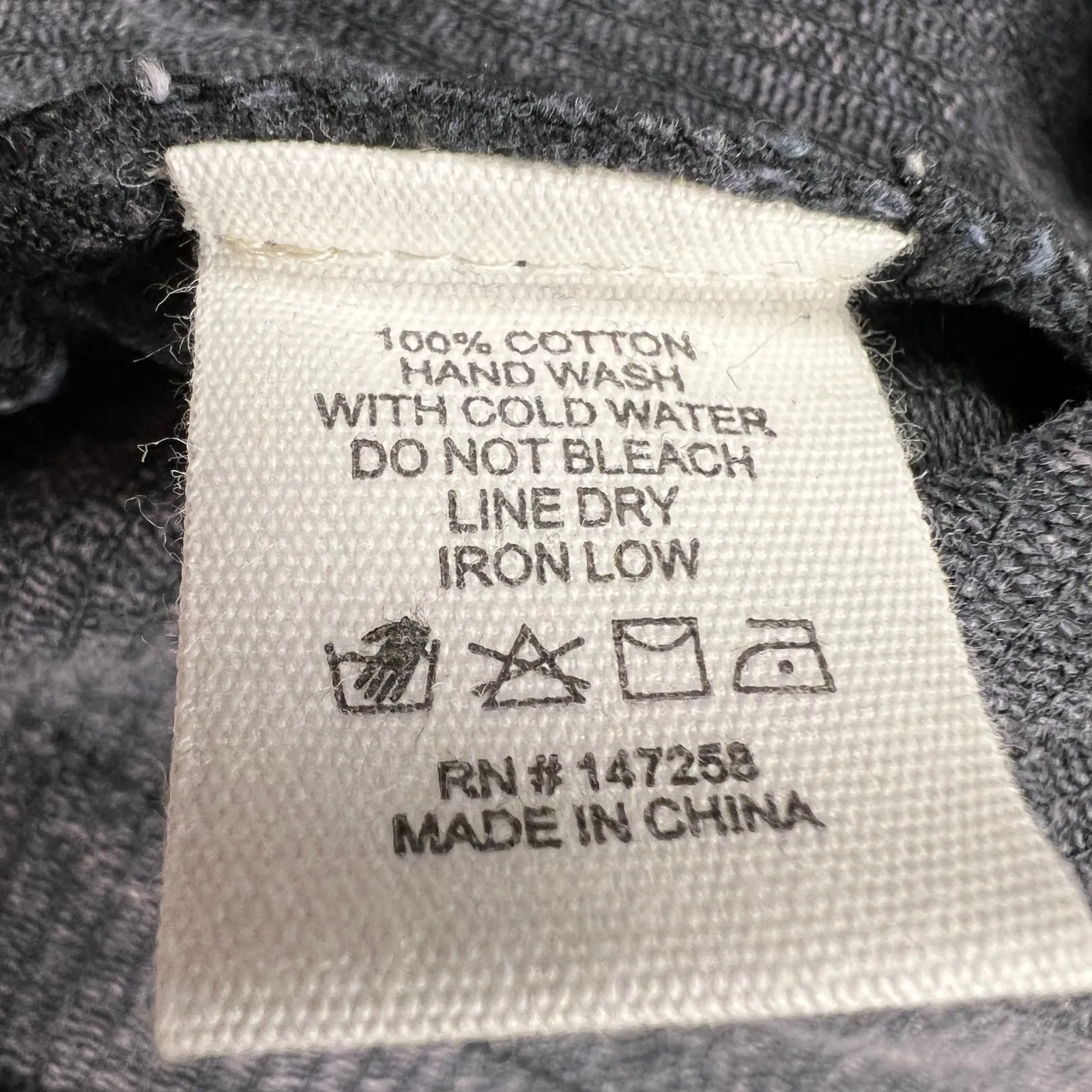 Simply Southern Gray Acid Wash Corduroy Jacket Sherpa Collar Distressed Size L - Image 12