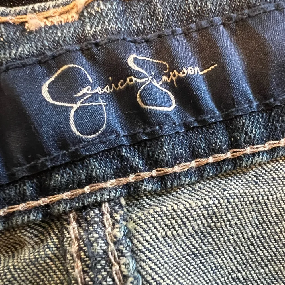 Jessica Simpson Womens Sunset Boot Leg Jeans Macys Distressed Size 31 Regular - Image 14