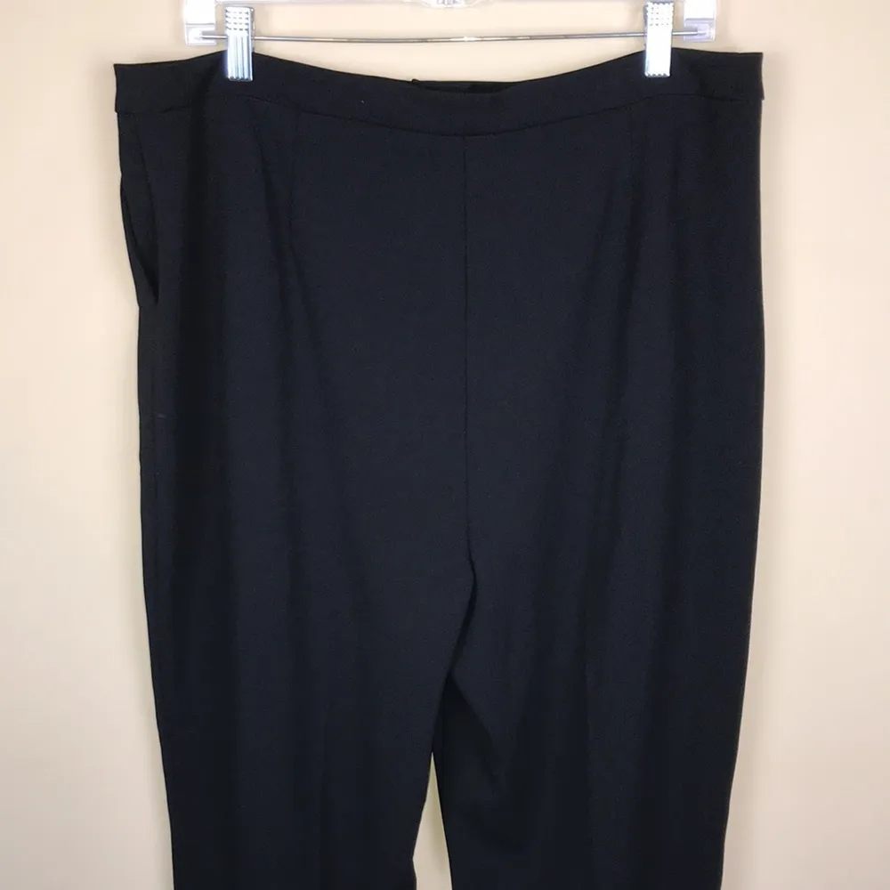 Anne Klein Women’s Career Office Black Trouser Dress Pants - Image 7