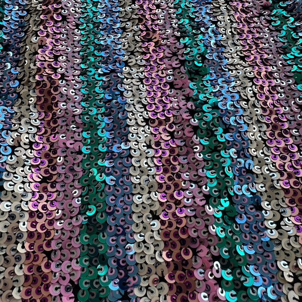 Lovers + Friends Sequin Double Spaghetti Strap Mini Dress Multicolor Size Large - Image 11