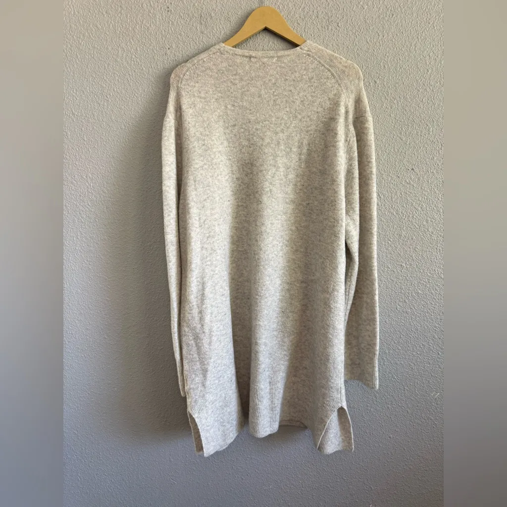 Madewell Kent Cream Merino Wool Alpaca Open Front Cardigan Sweater Size XL‎ - Image 4