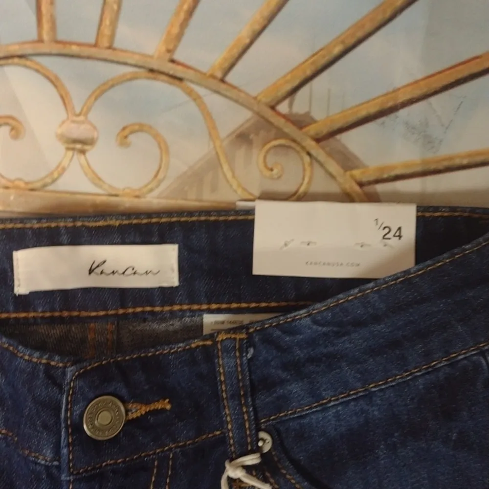 Kancan distressed mid rise jeans size 1/24 Blue - Image 2
