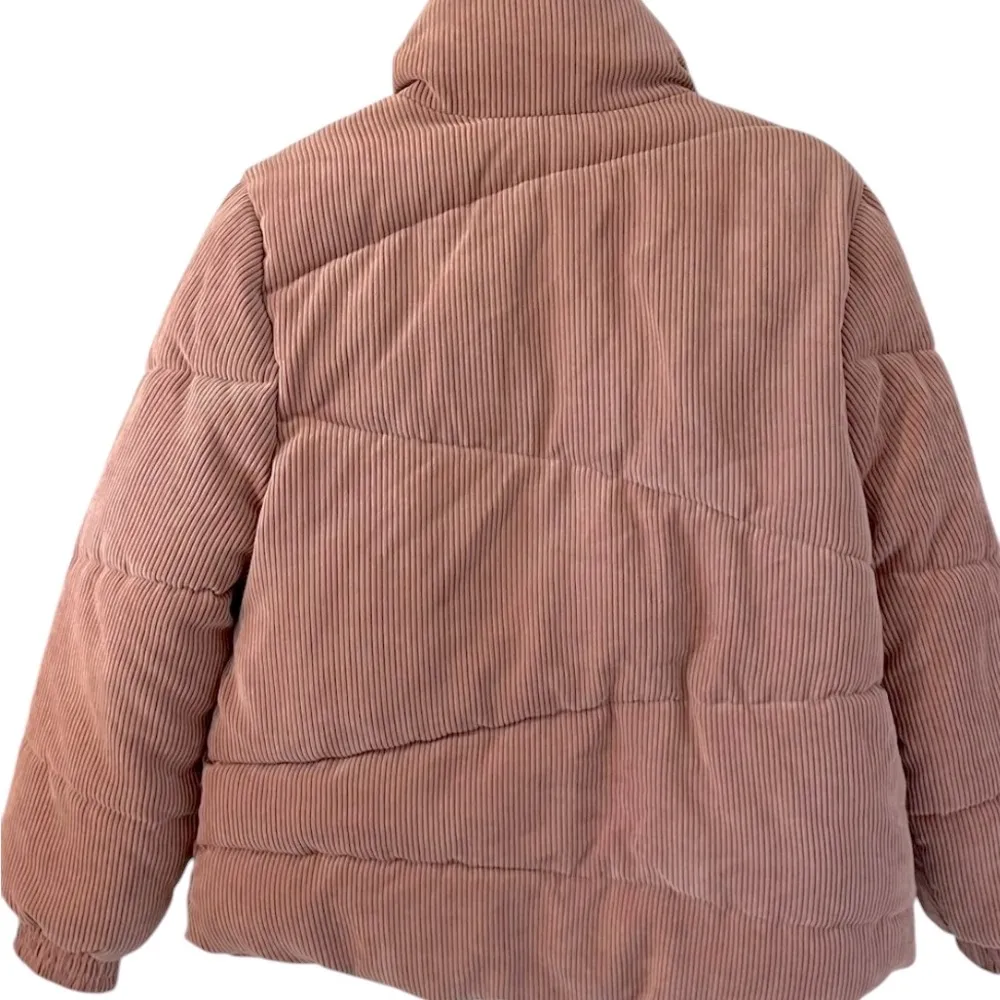 Zara Dusty Pink XXS Women’s Corduroy Jacket Snaps and Pockets. LN - Image 3